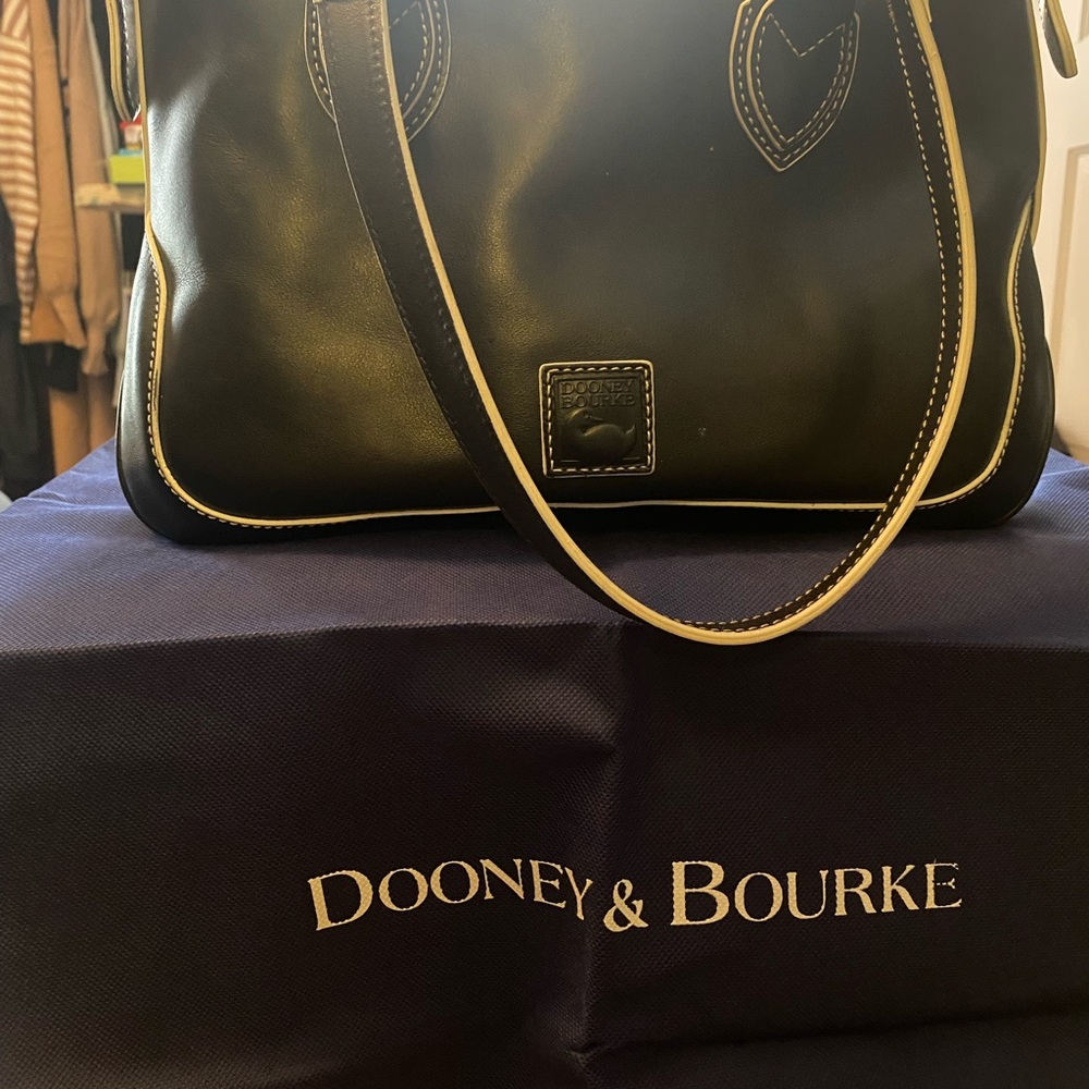 Dooney & Bourke Black and White Shoulder Bag